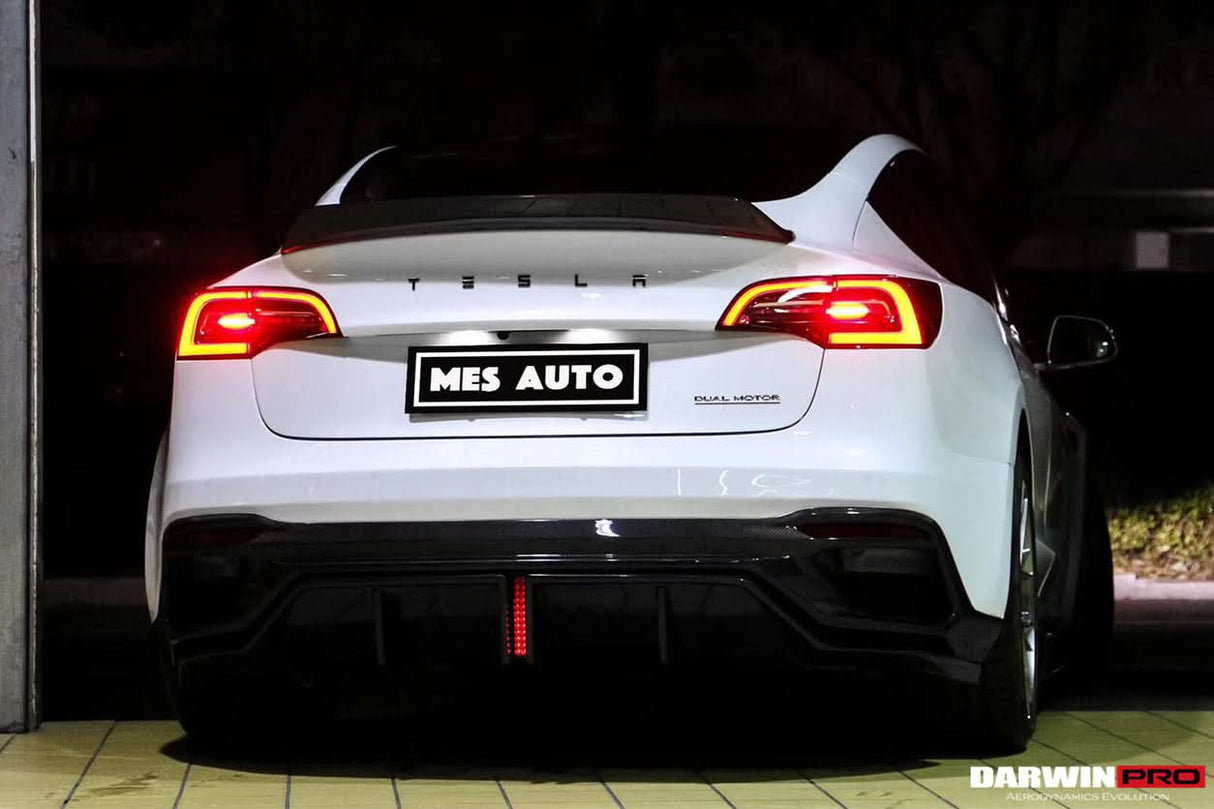 2021-2023 Tesla Model 3 IMP Performance Partial Carbon Fiber Rear Bumper