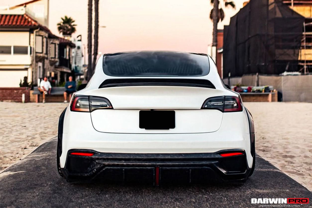 2017-2020 Tesla Model 3 IMP Performance Partial Carbon Fiber Rear Bumper
