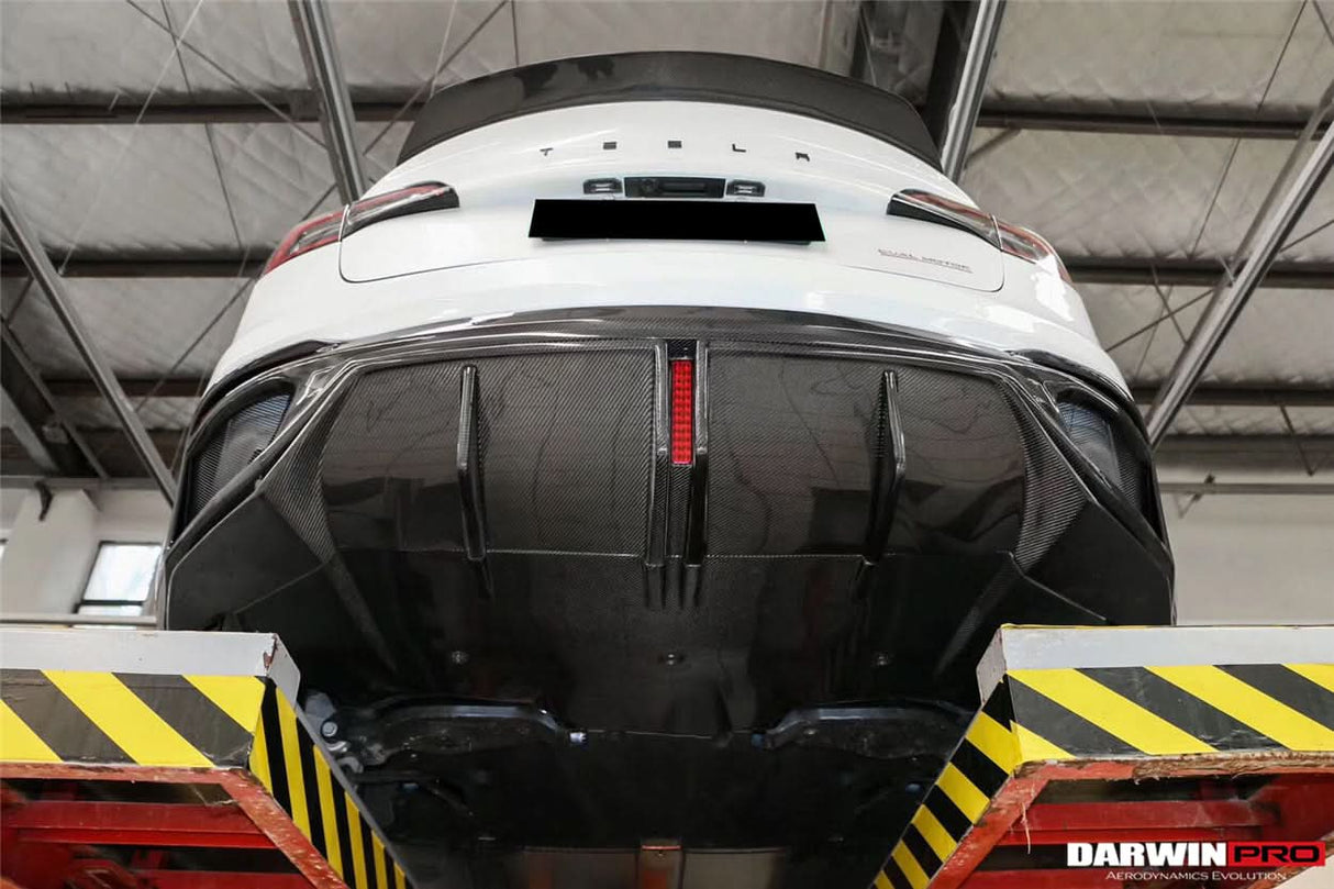 2021-2023 Tesla Model 3 IMP Performance Partial Carbon Fiber Rear Bumper