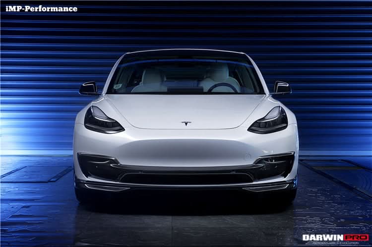 2017-2023 Tesla Model 3 IMP Performance Carbon Fiber Middle Front Lip