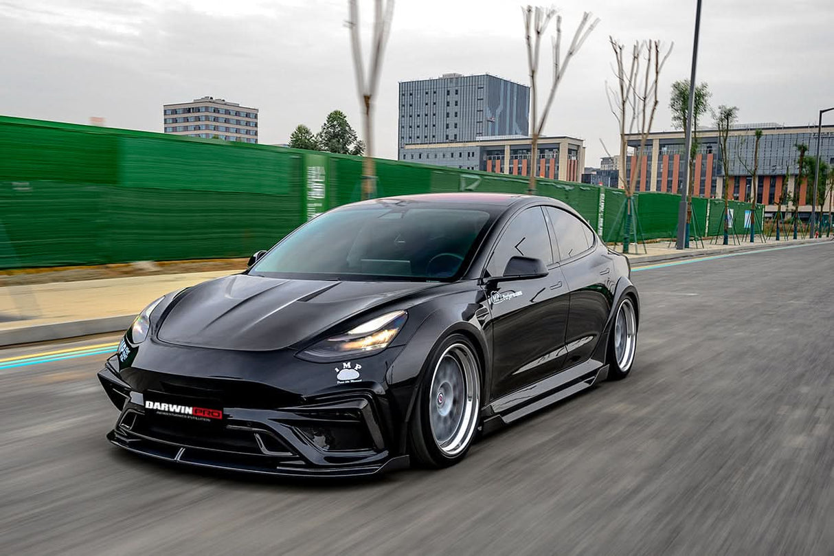 2017-2020 Tesla Model 3 IMPII Performance Partial Carbon Fiber Full Body Kit