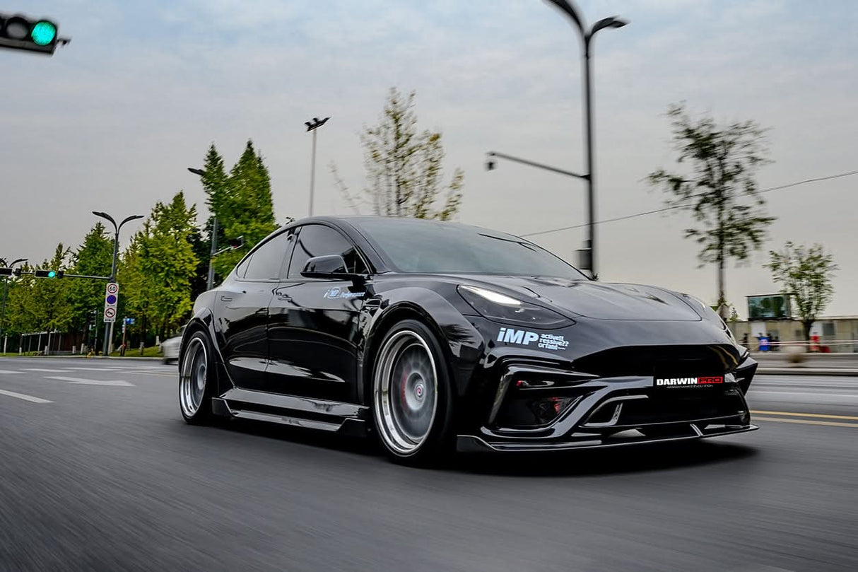 2017-2020 Tesla Model 3 IMPII Performance Partial Carbon Fiber Full Body Kit