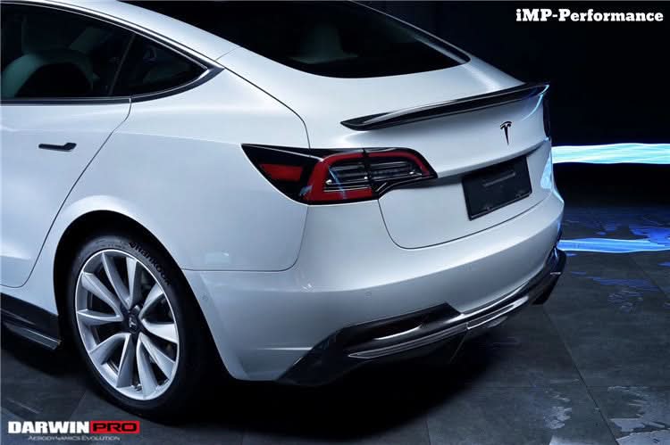 2017-2023 Tesla Model 3 IMP Performance Carbon Fiber Trunk Spoiler