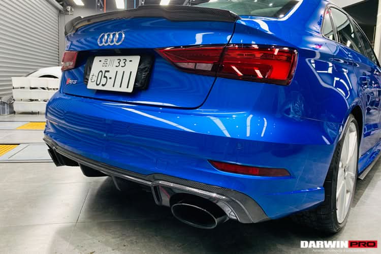 2017-2020 Audi RS3 8V.2 Sedan Only OE Style Carbon Fiber Rear Diffuser