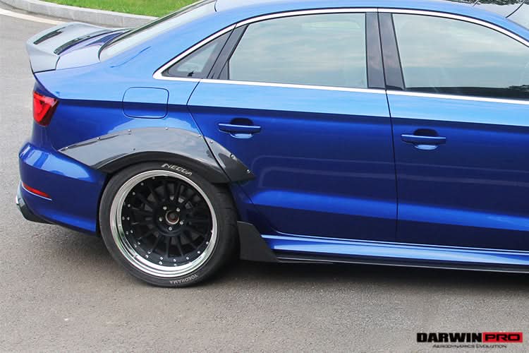 2013-2016 Audi S3 & A3 Sline Sedan BKSS Style Wide Fender Flare