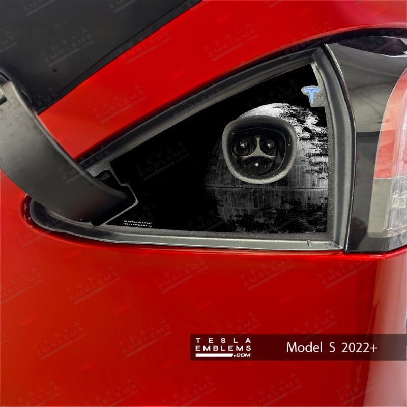 Death Star Tesla Charge Port Wrap | Model S