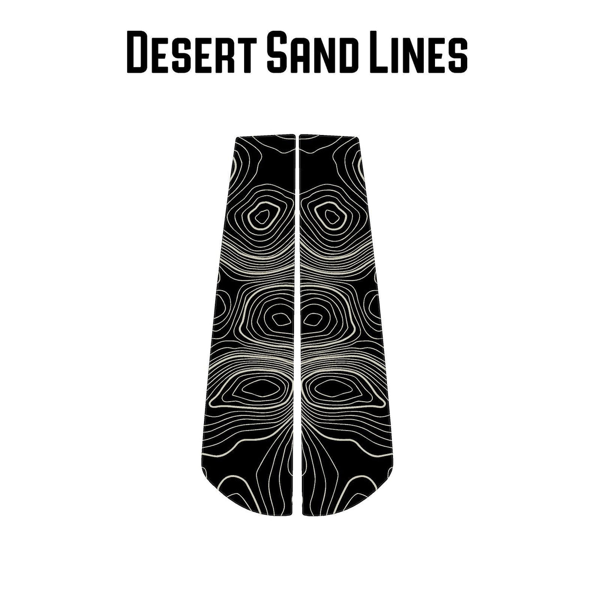 Topographic Sliding Rear Window Trim Overlays - 2025+ 4Runner