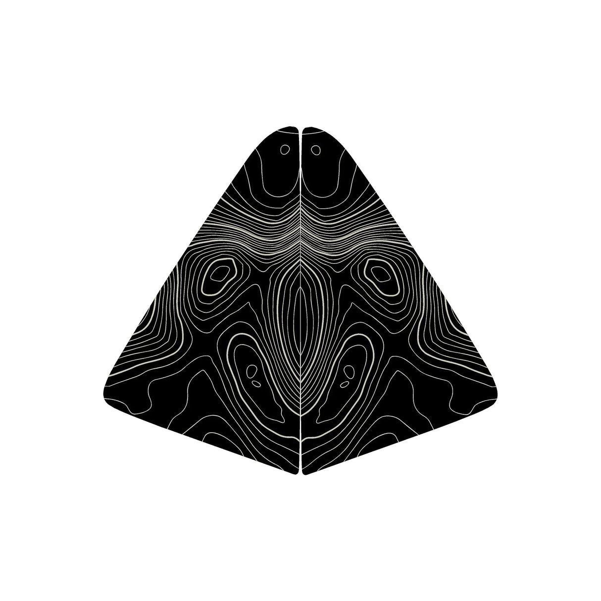 Topographic Rear Vent Window Overlay (Perforated) - 2025+ 4Runner