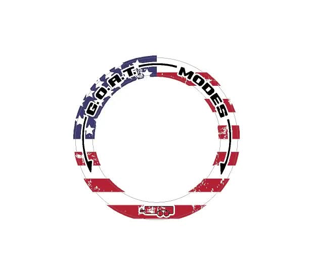 Drive Mode to GOAT Mode Dial Ring Overlay - 2024+ Ranger