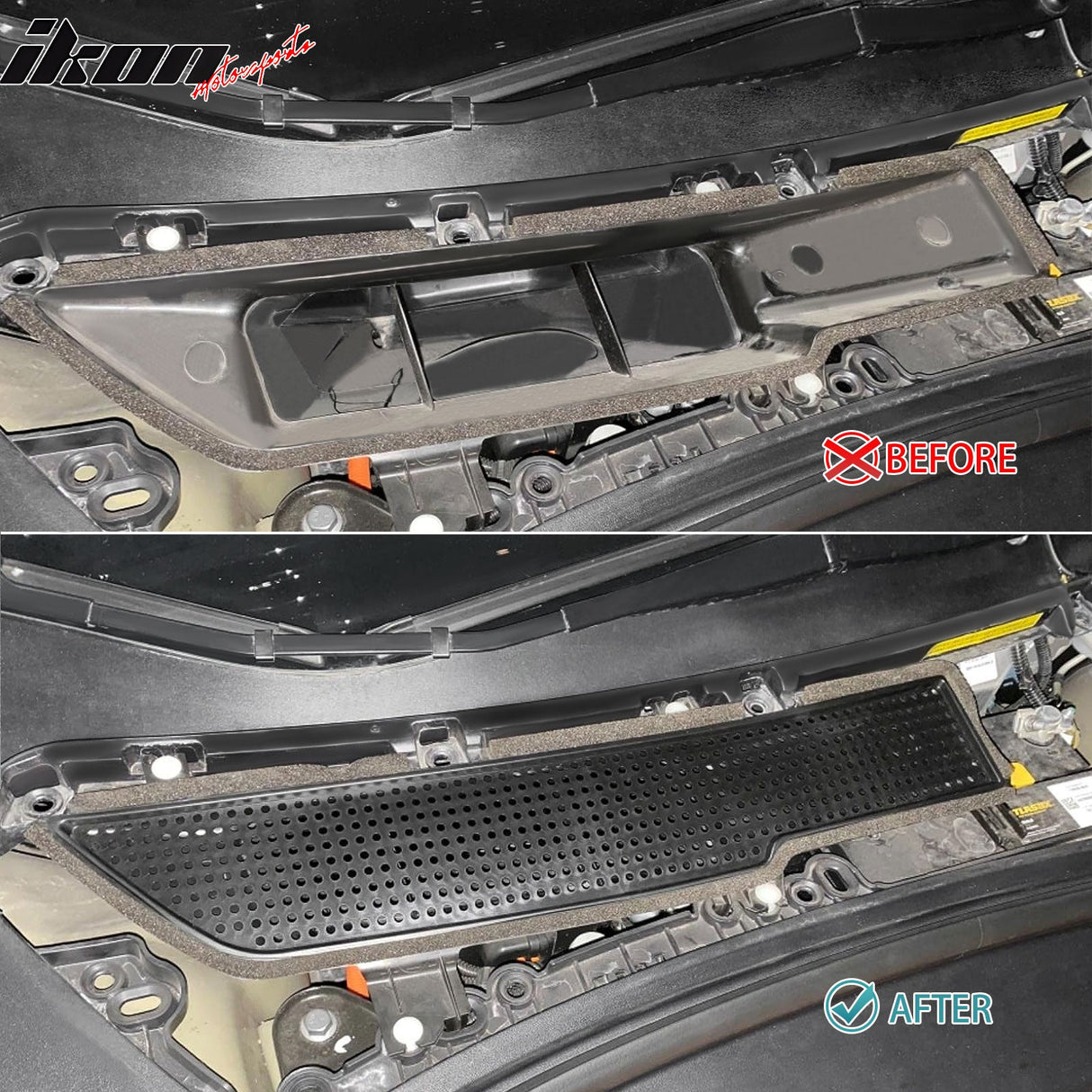 2017-2020 Tesla Model 3 Black Air Vent Cover Intake Inlet Grille ABS