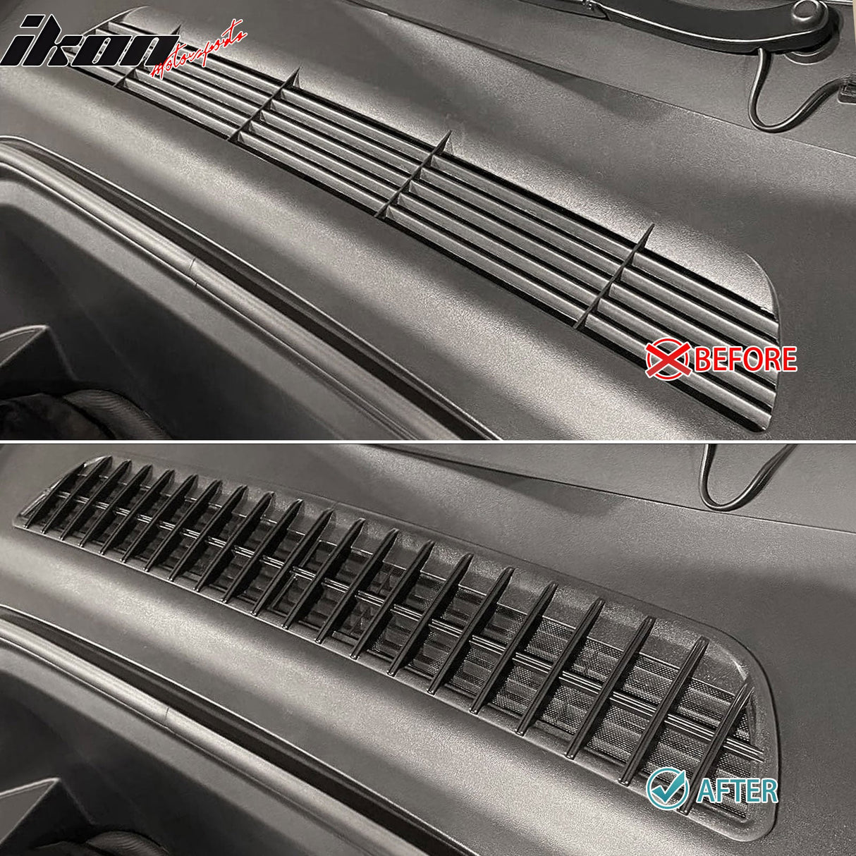 2020-2023 Tesla Model Y Black Air Vent Cover Intake Inlet Grille PP