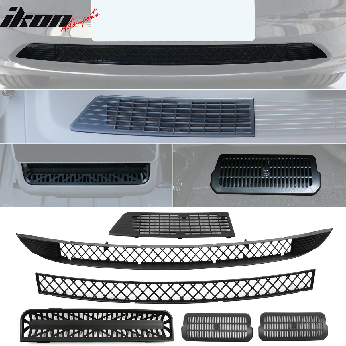 2024-2025 Tesla Model 3 6PCS Air Condition Inlet Vent Grille Kit ABS
