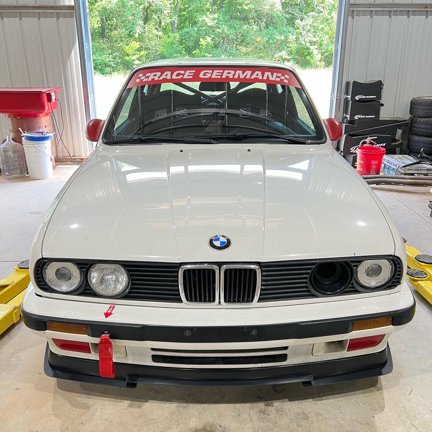 E30 Headlight Duct