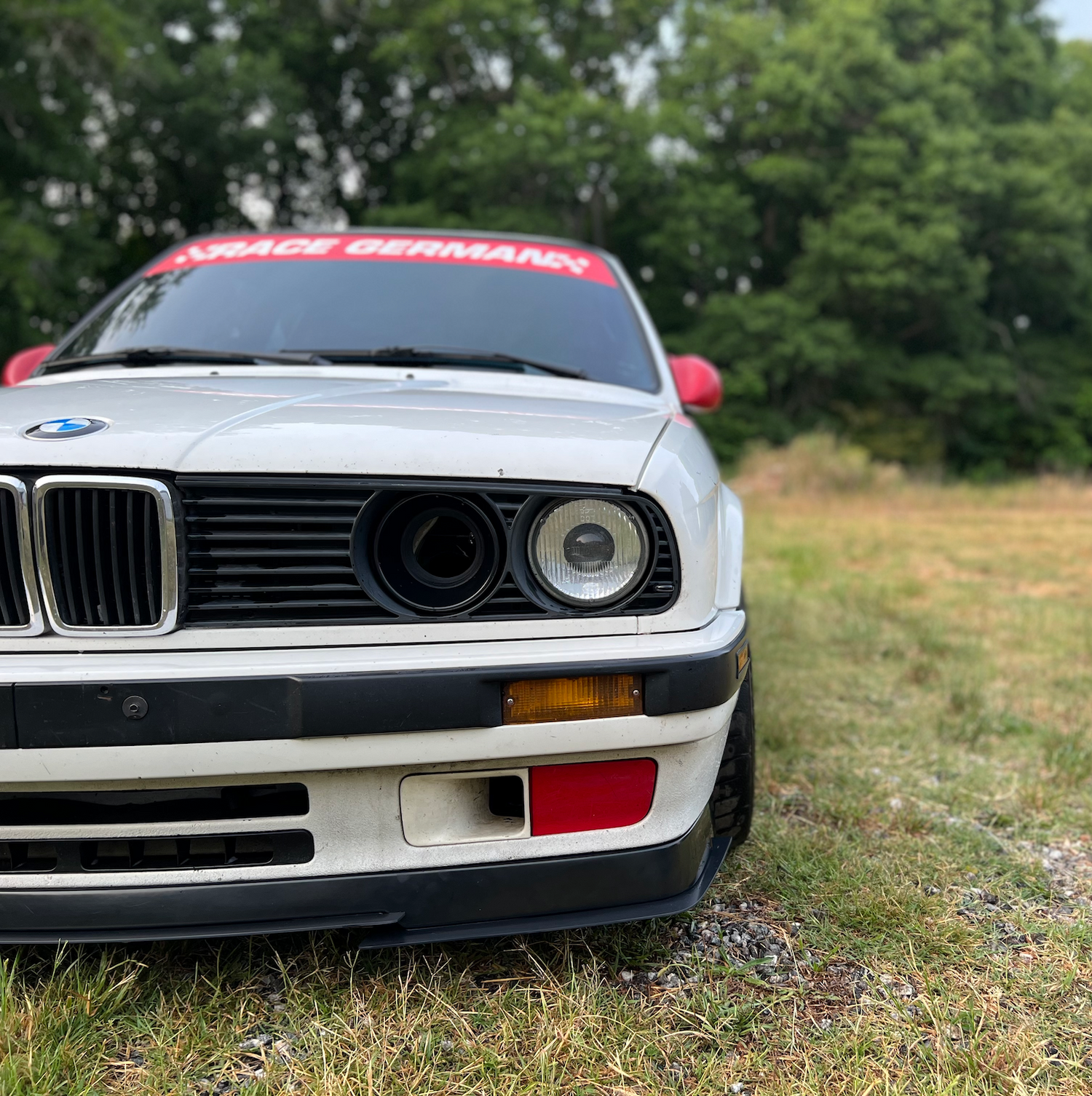 E30 Headlight Duct