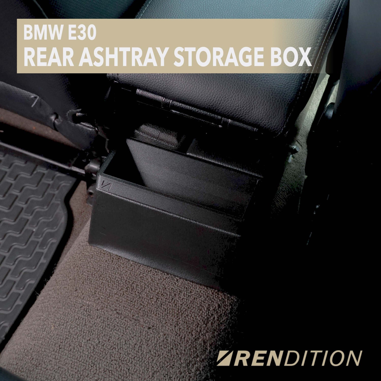 BMW E30 REAR ASHTRAY STORAGE BOX - K2 Industries