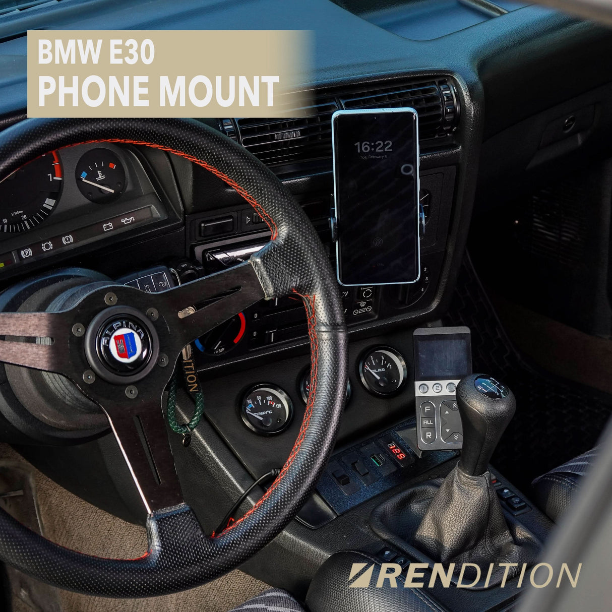 BMW E30 PHONE MOUNT - K2 Industries