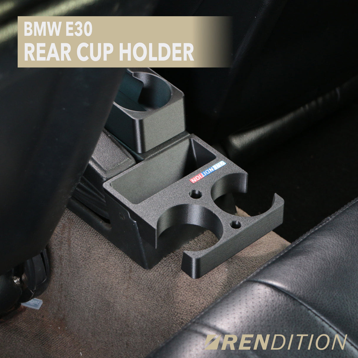 BMW E30 REAR CUP HOLDER - K2 Industries