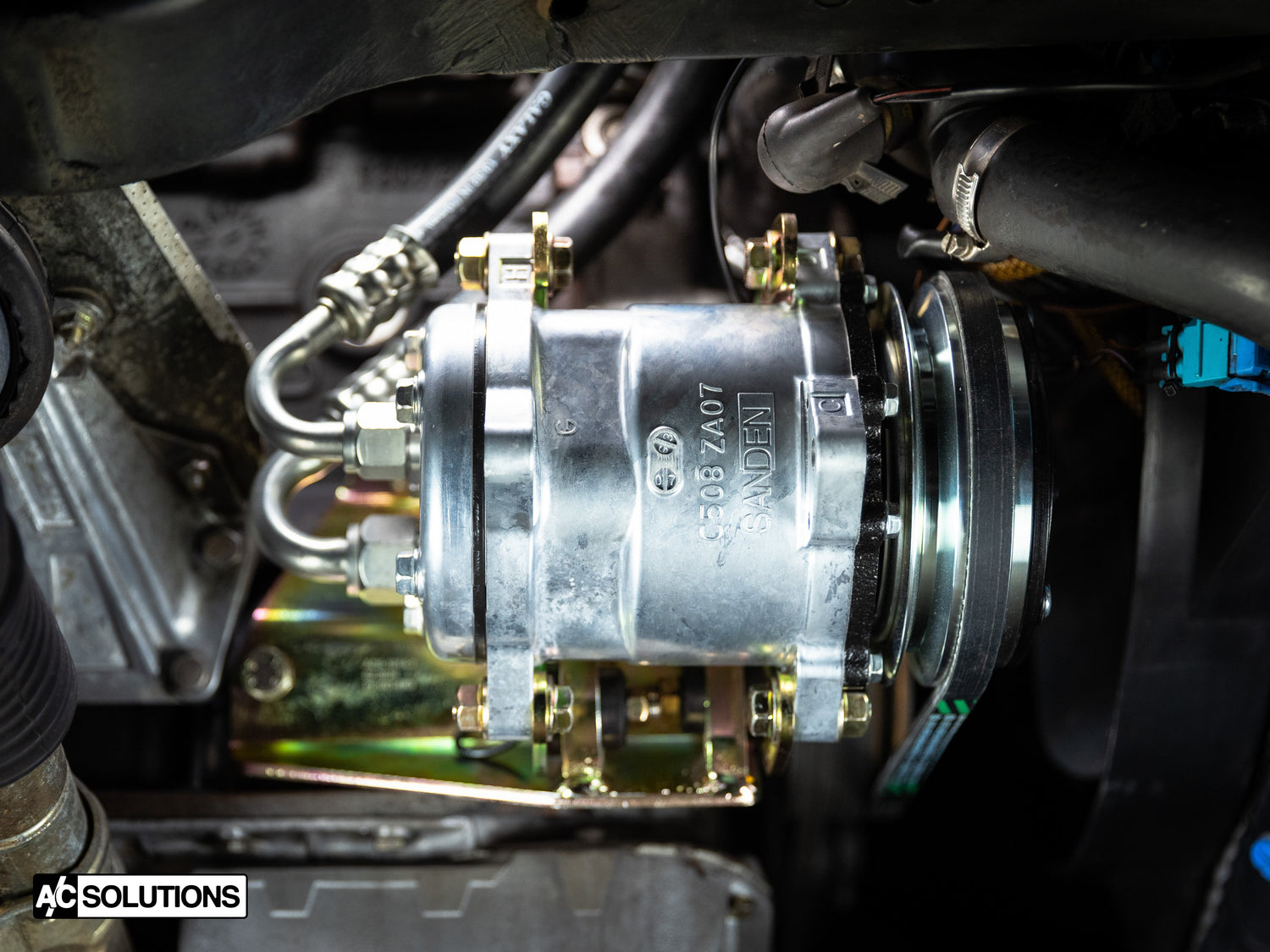 A/C Solutions BMW S14 M10 Sanden Compressor Bracket (E30 M3, 320is, 318i)