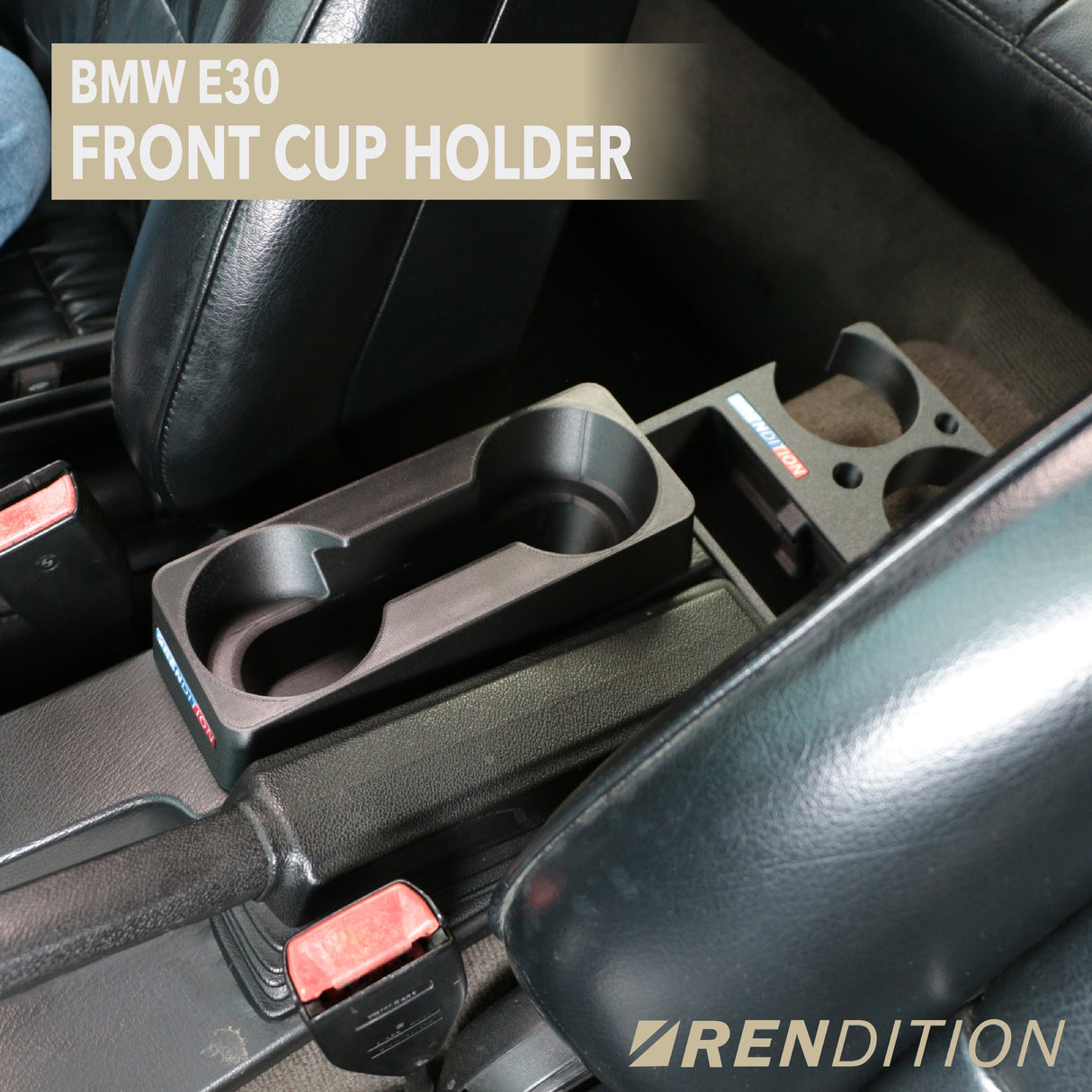 BMW E30 FRONT CUP HOLDER V3 - K2 Industries