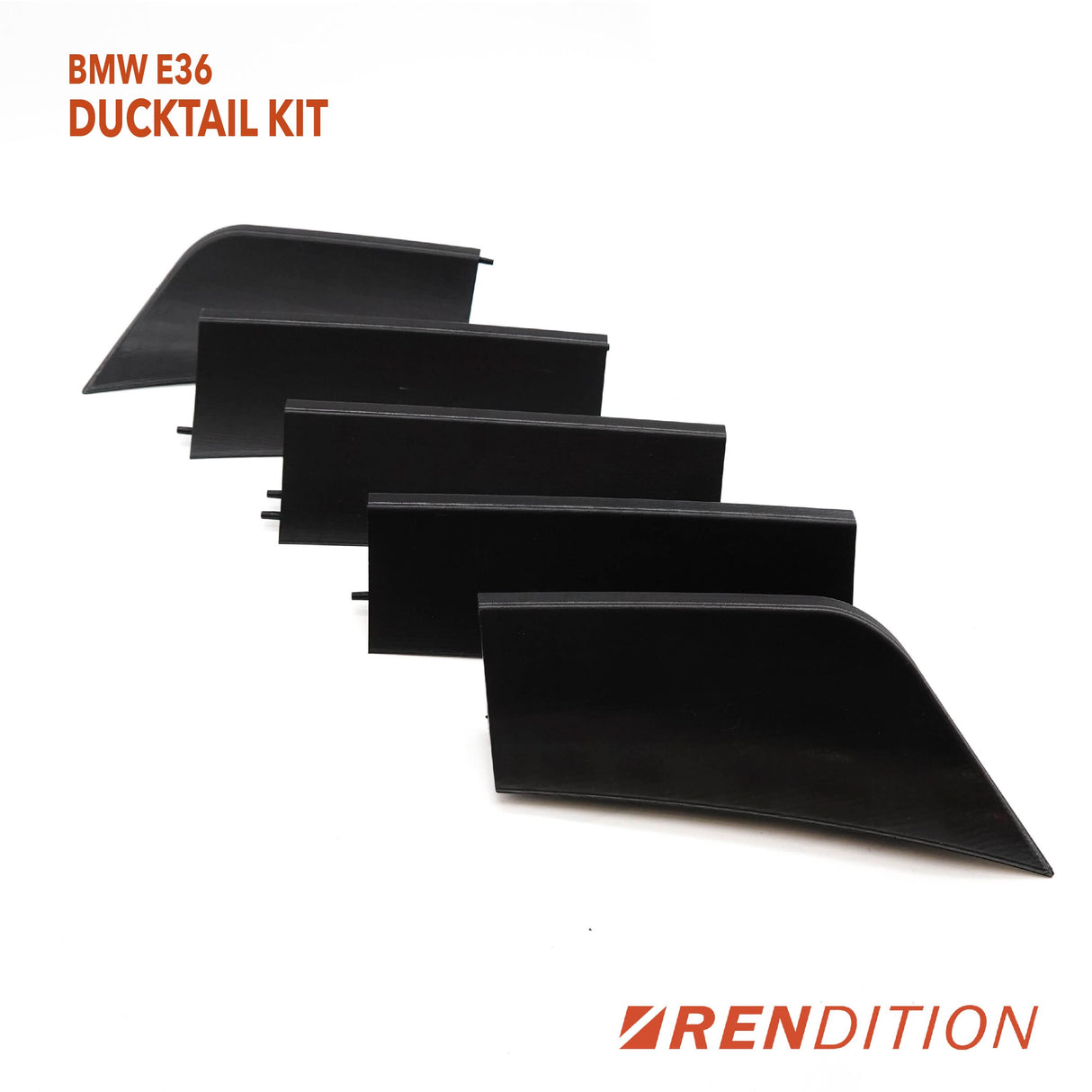 BMW E36 CARBON FIBER DUCKTAIL / REAR SPOILER KIT / REAR WING - K2 Industries