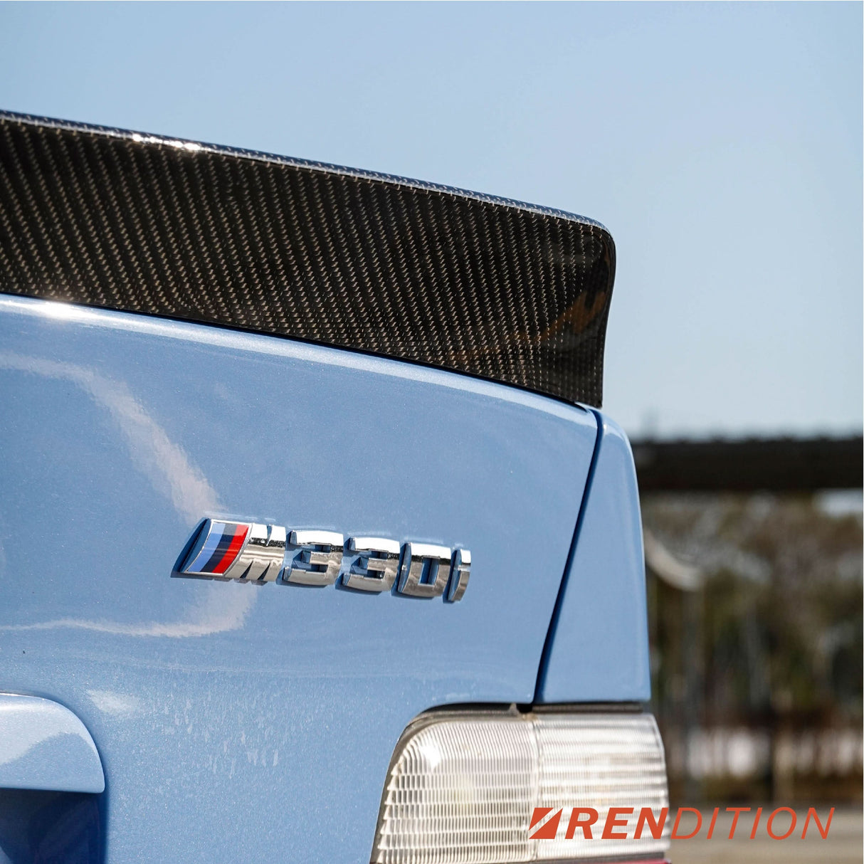 BMW E36 CARBON FIBER DUCKTAIL / REAR SPOILER KIT / REAR WING - K2 Industries