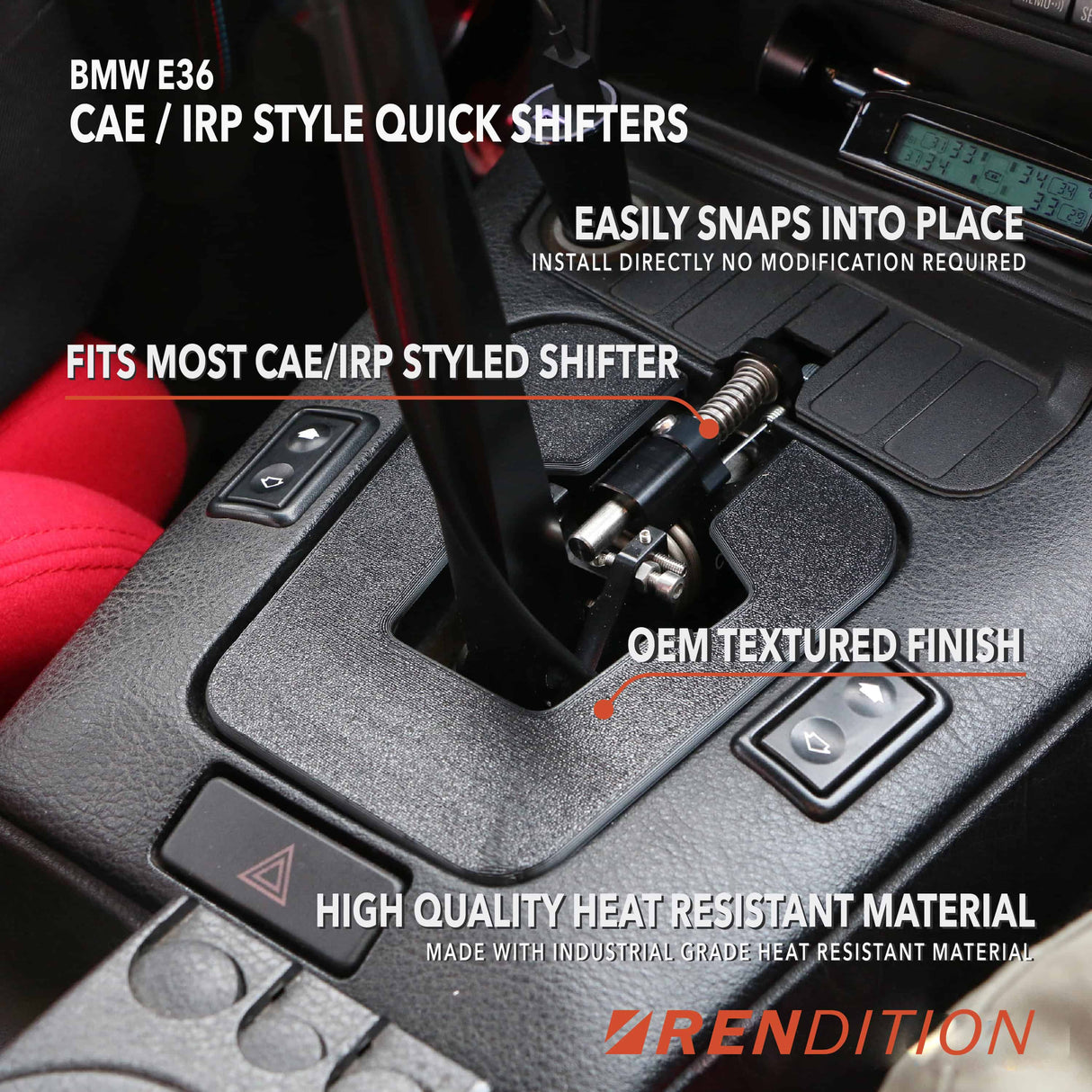 BMW E36 SHIFT BOOT COVER - K2 Industries