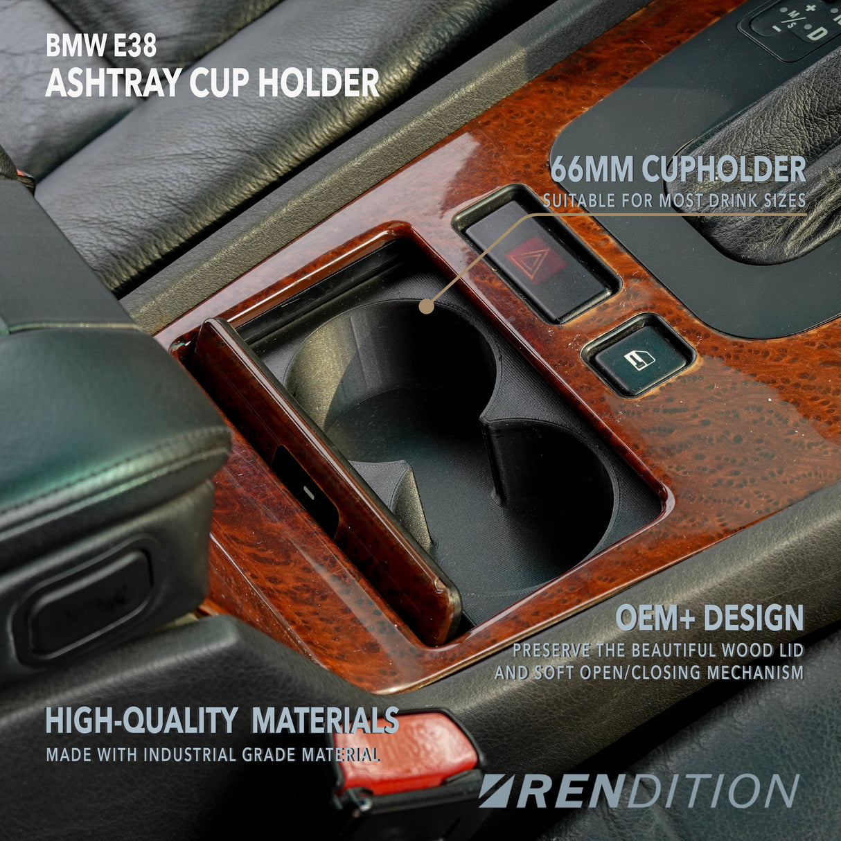 BMW E38 ASHTRAY CUP HOLDER