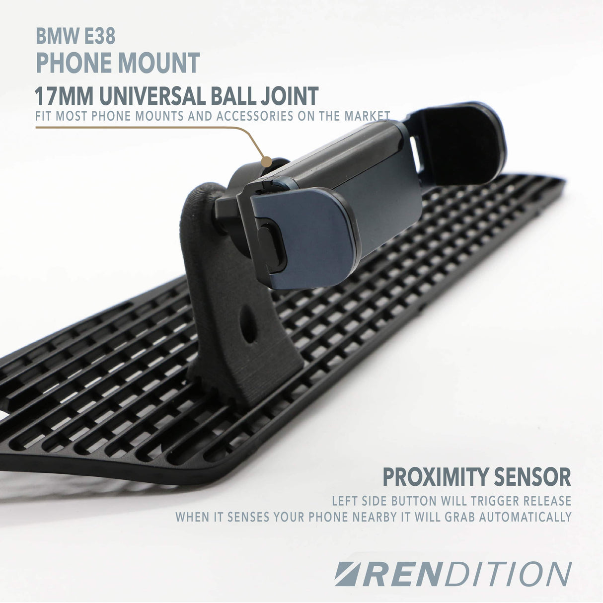 BMW E38 PHONE MOUNT - K2 Industries