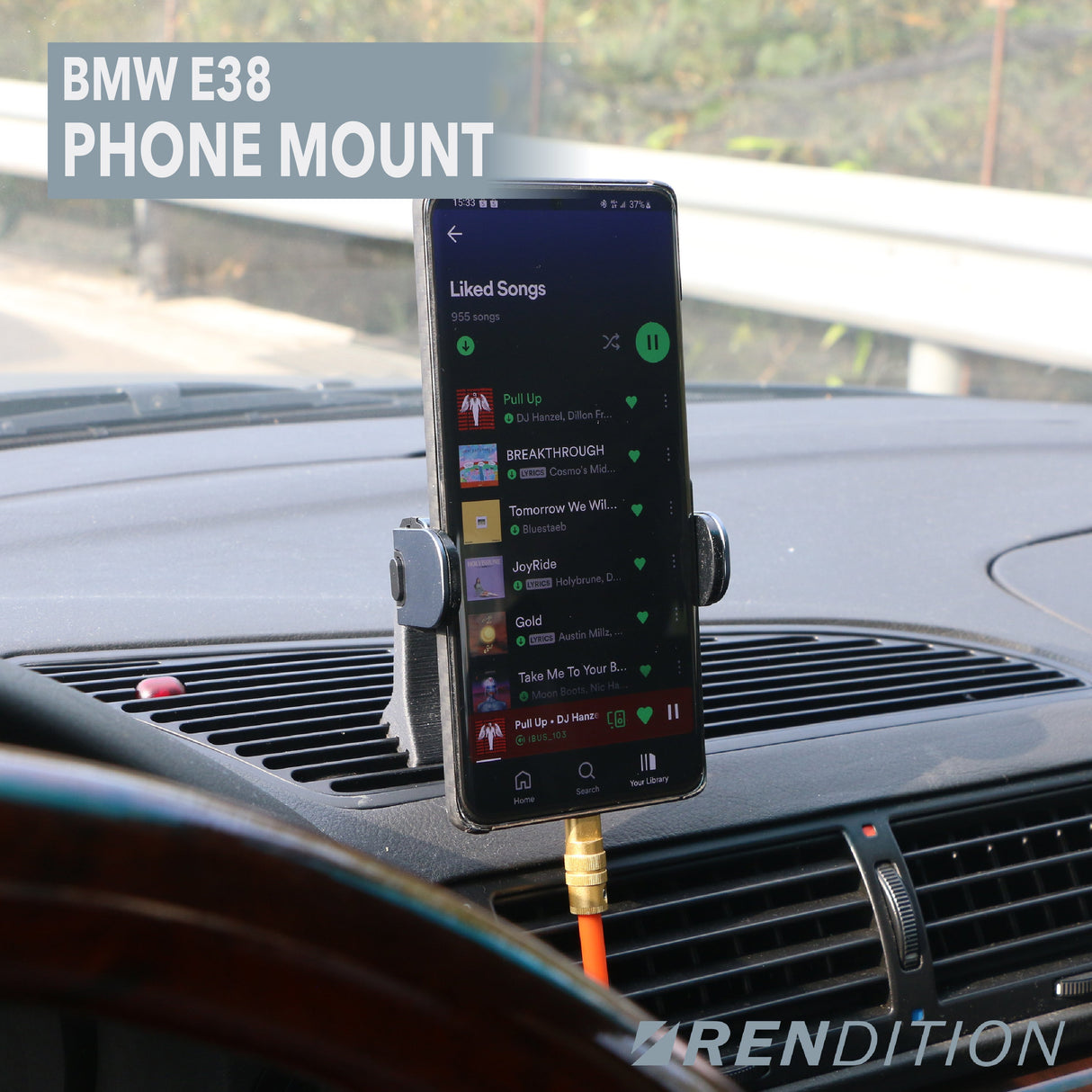BMW E38 PHONE MOUNT - K2 Industries