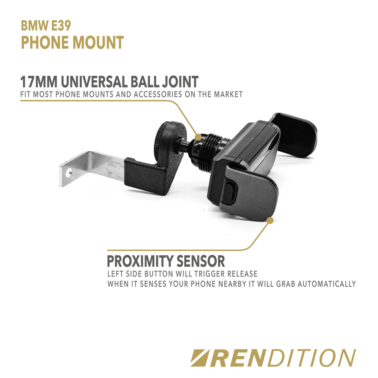 BMW E39 PHONE MOUNT PHONE HOLDER - K2 Industries