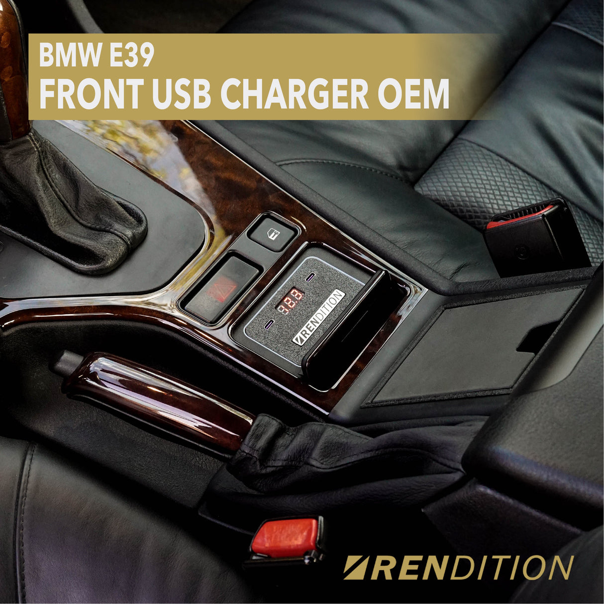 BMW E39 FRONT USB CHARGER OEM - K2 Industries