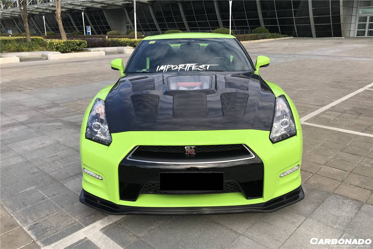 2012-2016 Nissan GTR R35 DBA NSM Style Part Carbon Fiber Front Lip