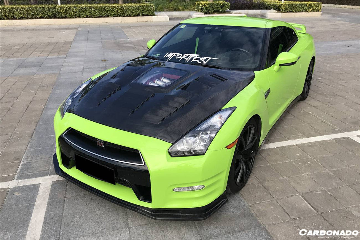2012-2016 Nissan GTR R35 DBA NSM Style Part Carbon Fiber Front Lip