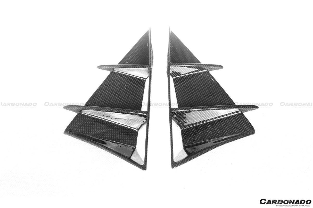 2017-2026 Ferrari 812 Superfast GTS MSY Style DRY Carbon Fiber Rear Bumper Vents