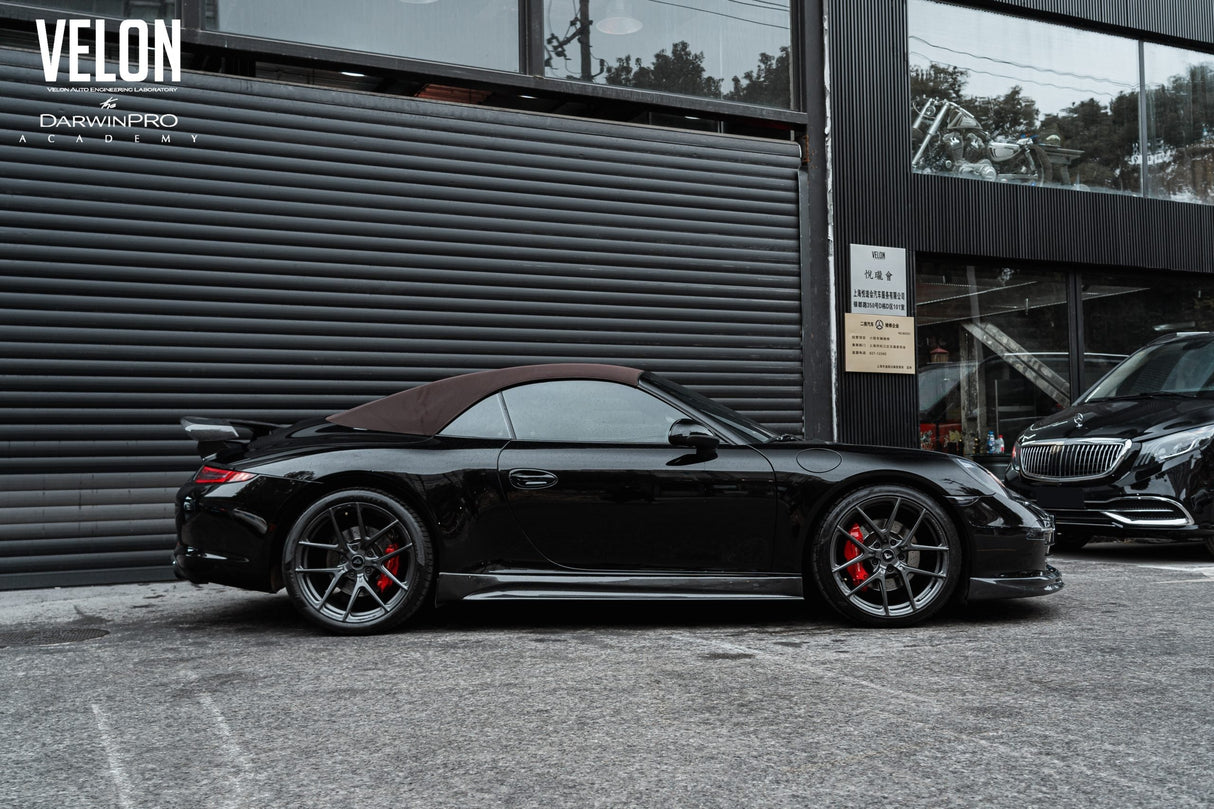 2012-2015 Porsche 911 991 Carrera S VRS Style Carbon Fiber Side Skirts
