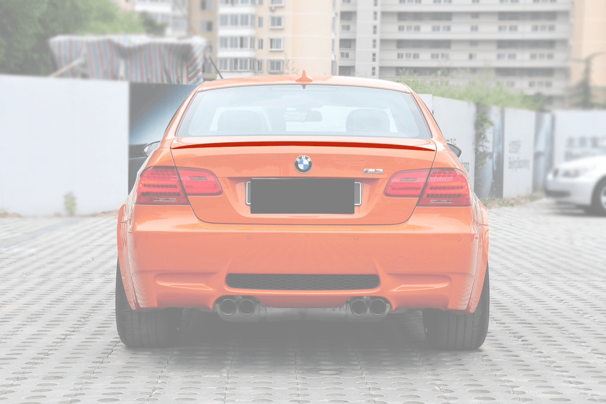 2008-2012 BMW E92 3 Series M3 Style Carbon Fiber Trunk Spoiler