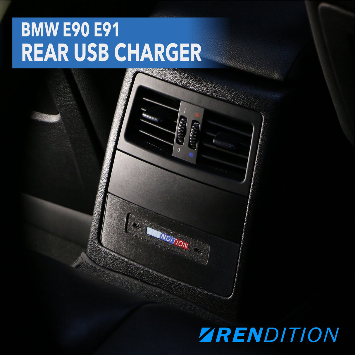 BMW E90 E91 REAR USB CHARGER - K2 Industries