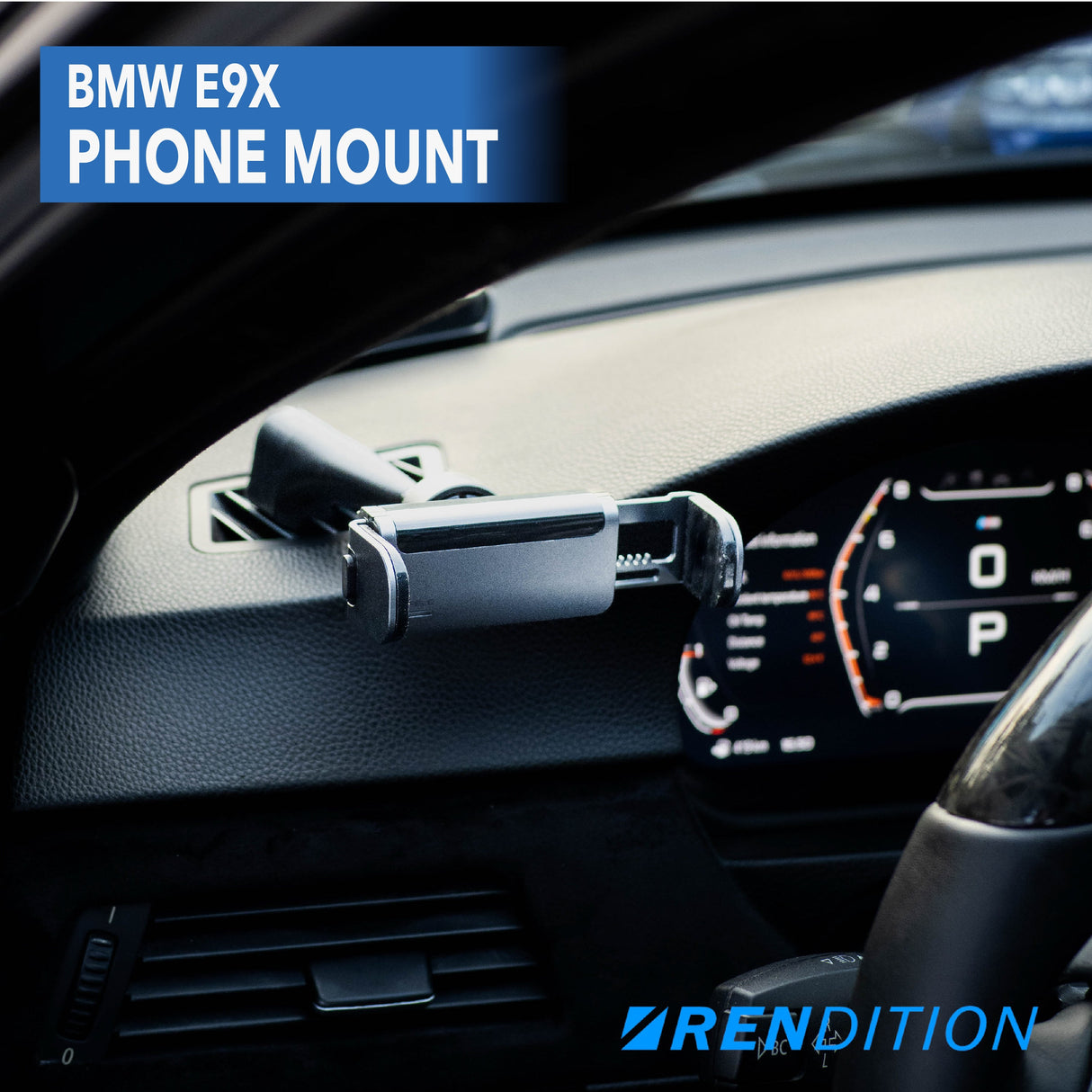 BMW E9X PHONE MOUNT - K2 Industries