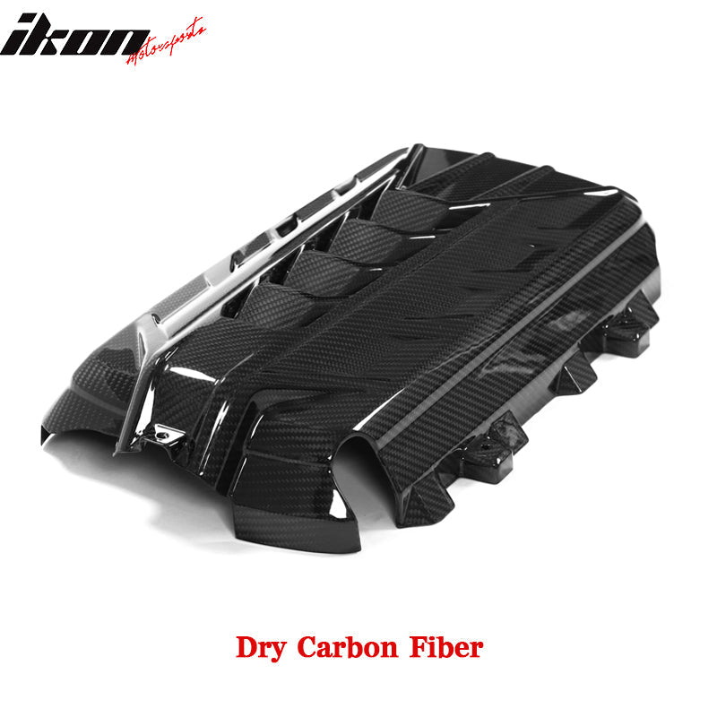 2020-2025 Chevy Corvette C8 6.2L LT2 Engine Cover Dry Carbon Fiber