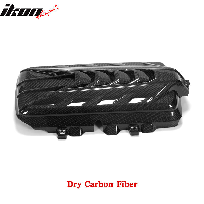 2020-2025 Chevy Corvette C8 6.2L LT2 Engine Cover Dry Carbon Fiber