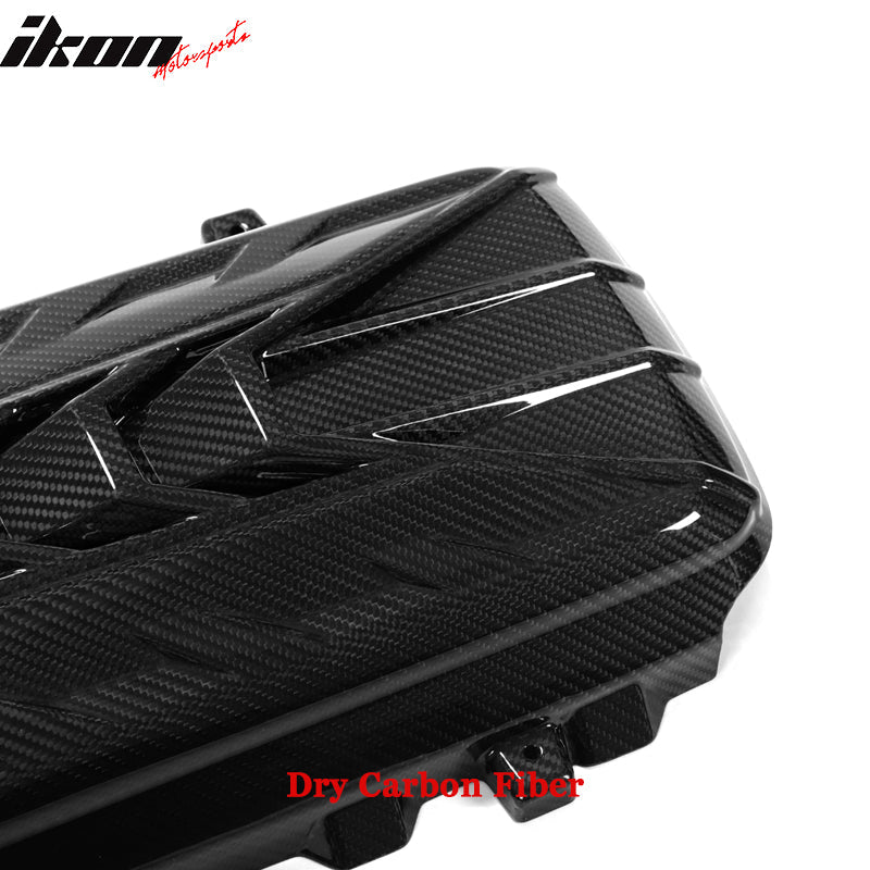 2020-2025 Chevy Corvette C8 6.2L LT2 Engine Cover Dry Carbon Fiber