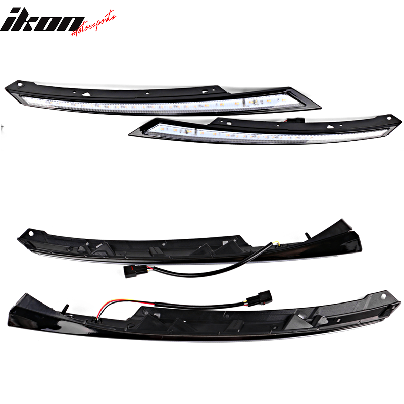 Fits 16-20 Honda Civic 10th Gen Eyebrow Light 2 Colors Running Light