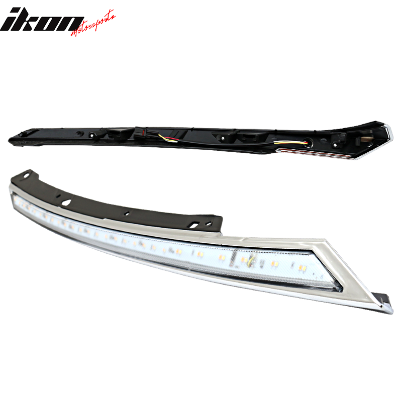 Fits 16-20 Honda Civic Eyebrow Light 2 Colors Switchback Amber