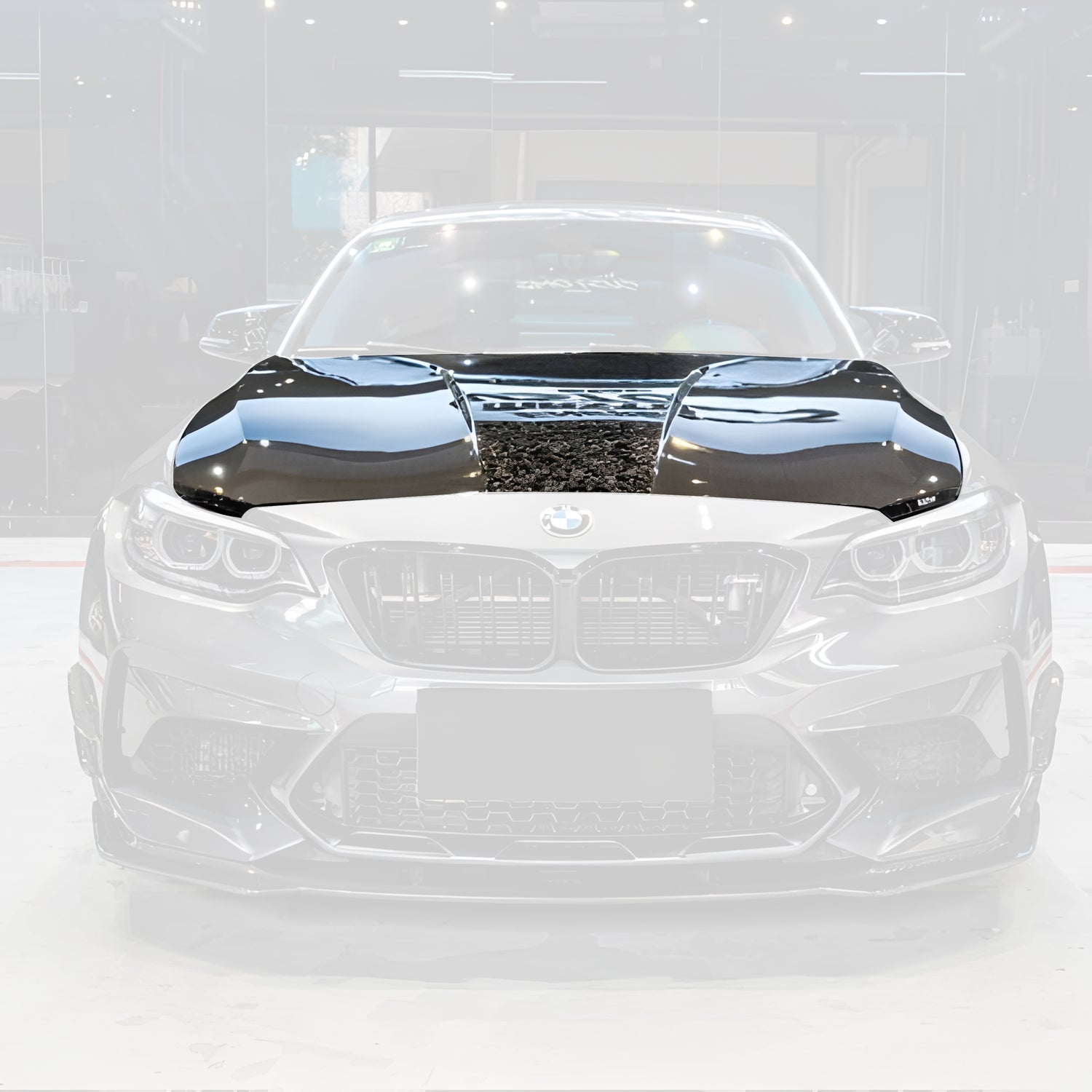BMW 2 Series F87 "KB" Style Dry Carbon Fiber Hood (2014-2021)