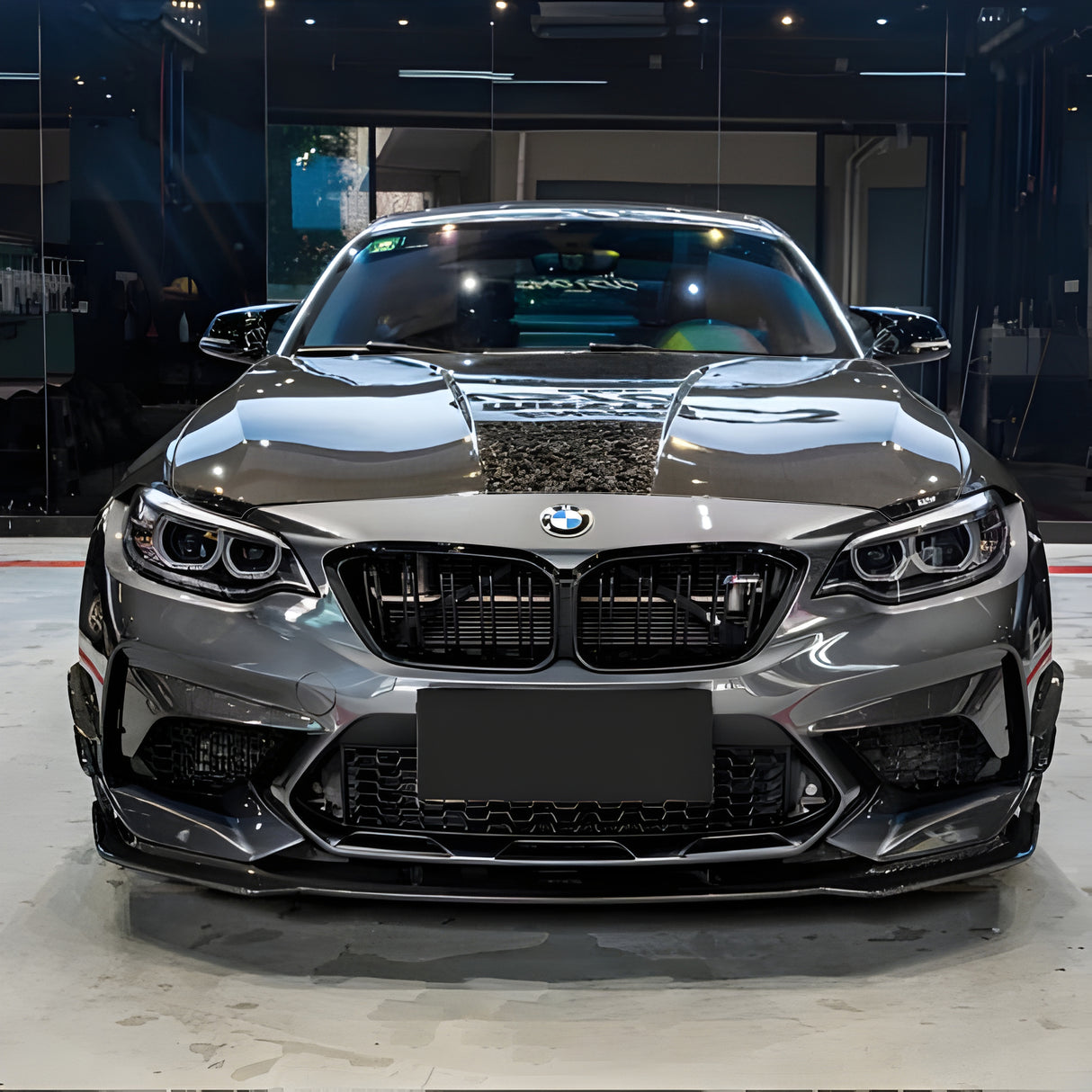 BMW 2 Series F87 "KB" Style Dry Carbon Fiber Hood (2014-2021)