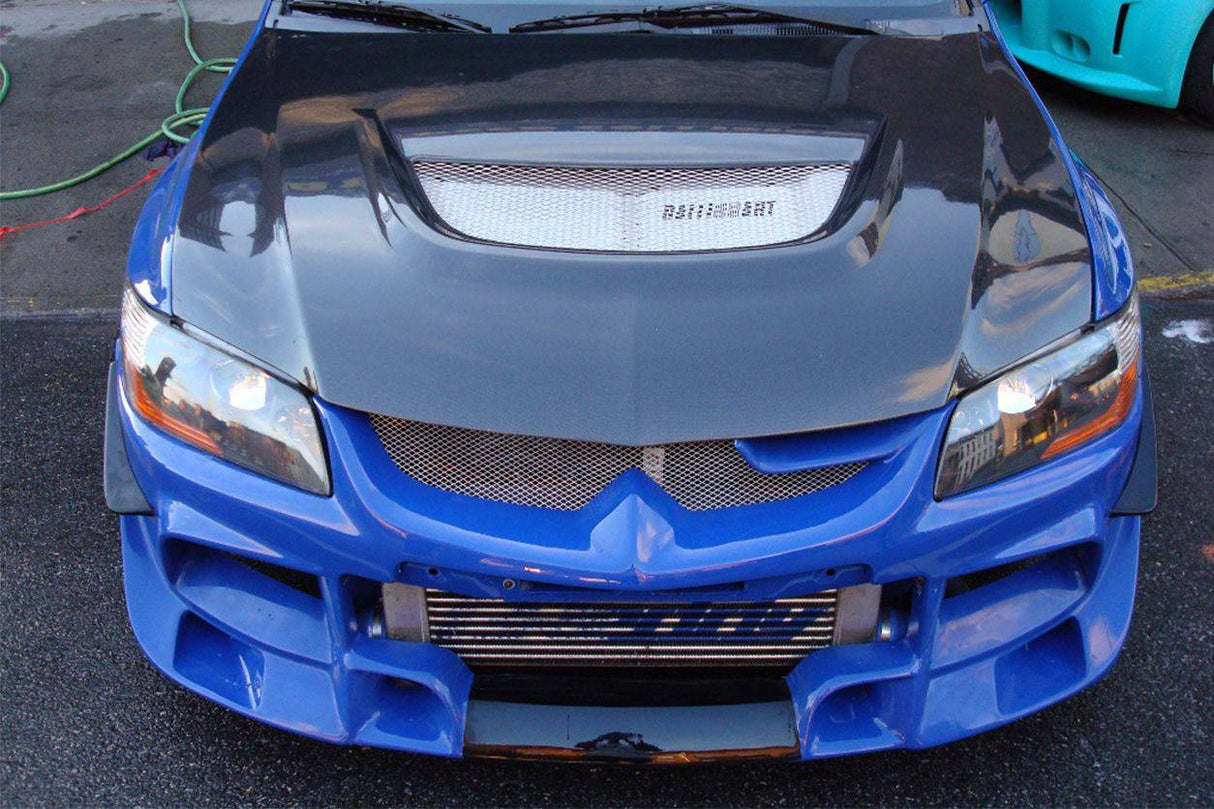 2003-2006 Mitsubishi Evo 7 & 8 & 9 OE Style Carbon Fiber Hood