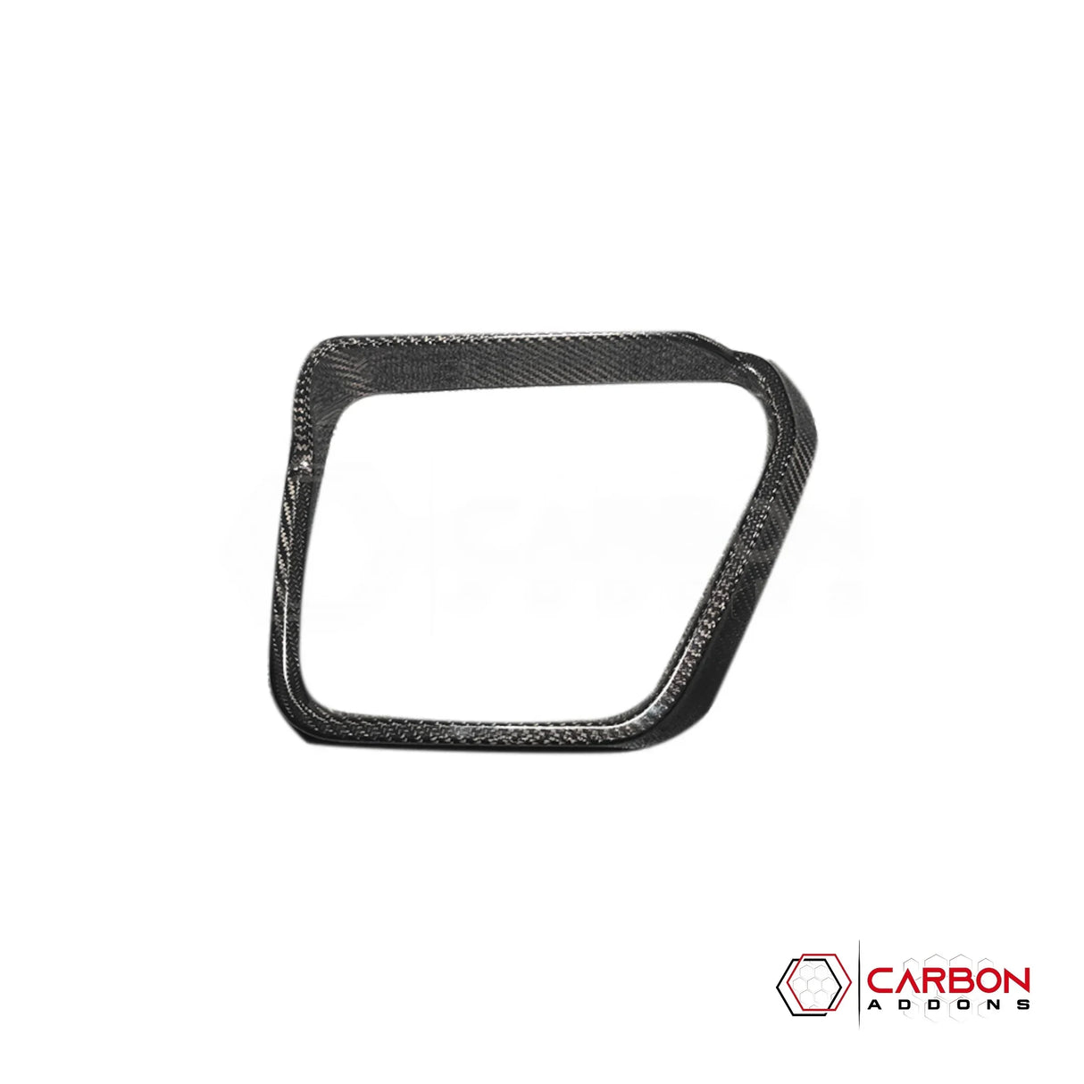 Real Carbon Fiber Side Mirror Rain Visor Covers for 2021+ Ford F-150