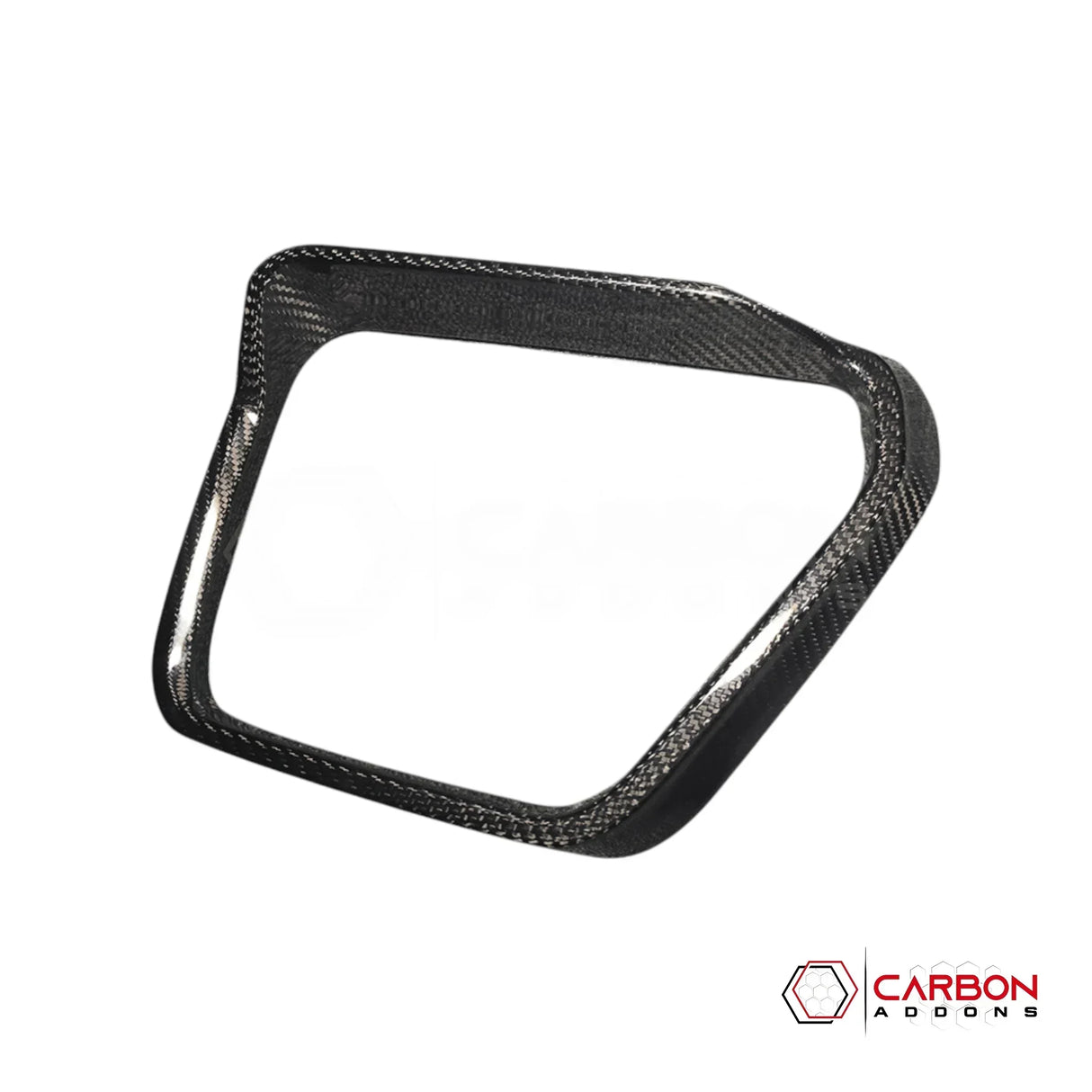 Real Carbon Fiber Side Mirror Rain Visor Covers for 2021+ Ford F-150