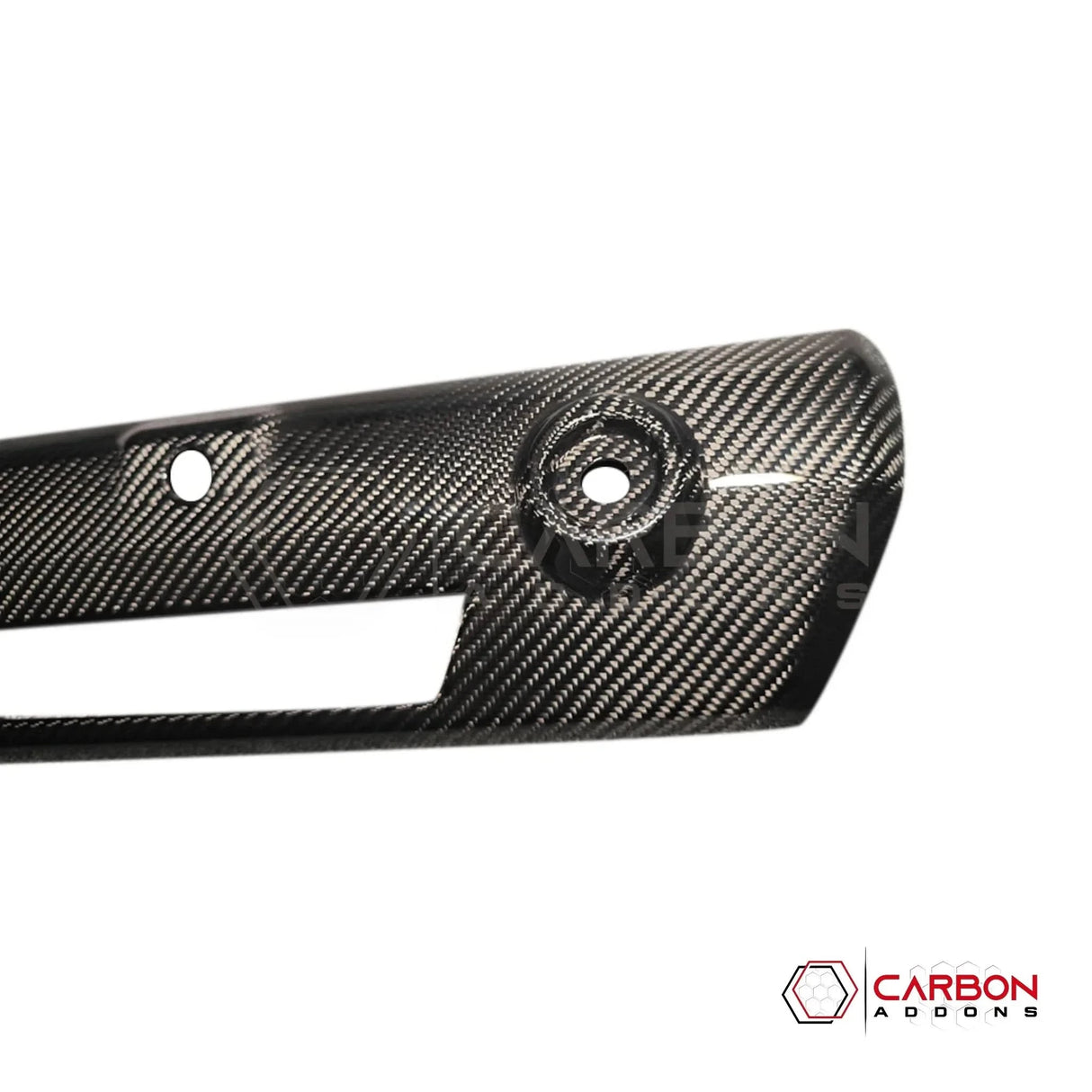 F150 2021-Up Tailgate Latch Door Handles Real Carbon Fiber Cover