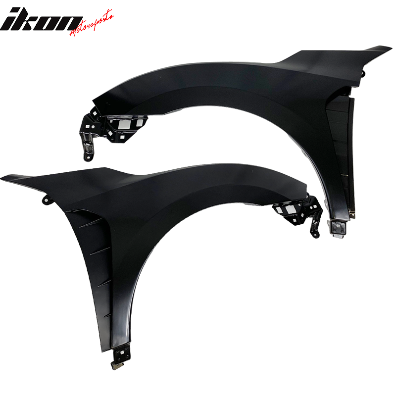 2016-2020 Honda Civic Type-R Front Fender Flares Trim w/ Insert Steel